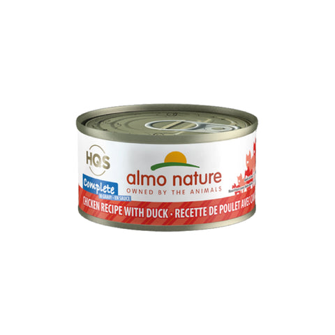 Almo Nature : 雞肉鴨肉貓主食罐