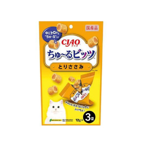Ciao 伊納寶 : 雞肉軟心粒貓小食|Ciao - Chicken Softballs Cat Snacks