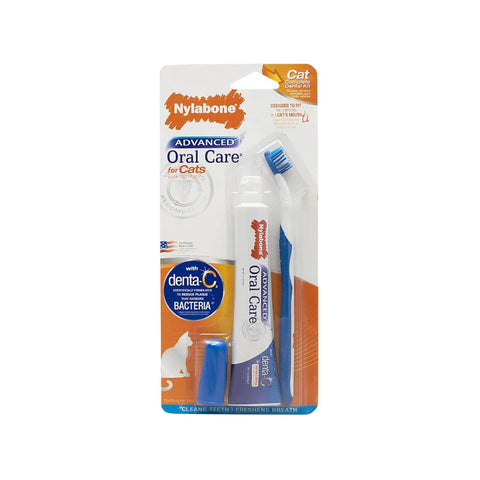 Nylabone - Cat Toothbrush And Toothpaste Set