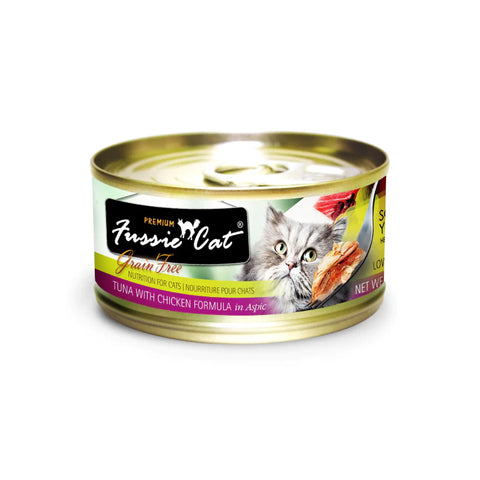 FussieCat - Black Diamond Pure Cat Canned Tuna And Chicken