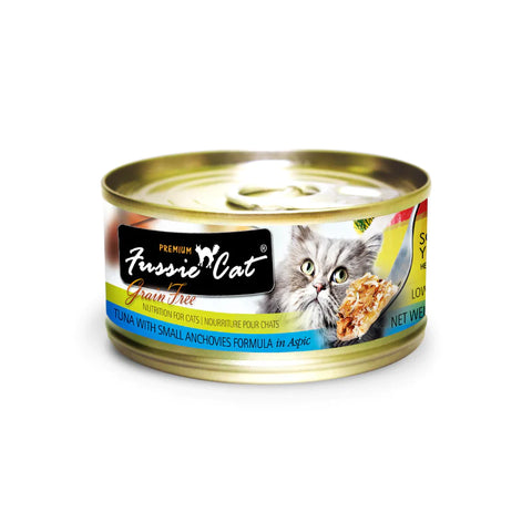 Fussie Cat - Black Diamond Pure Natural Cat Canned Tuna Small Whitebait