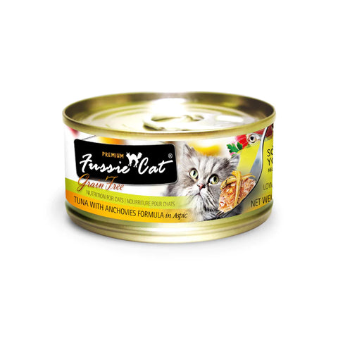 Fussie Cat - Black Diamond Pure Cat Canned Tuna And Anchovies