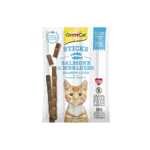 Gimcat - Salmon And Trout Flavored Cat Strips