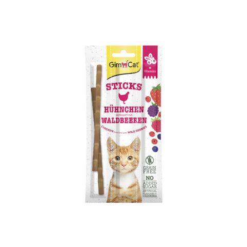 Gimcat 竣寶：雞肉野莓維他命貓肉條|Gimcat - Chicken Wild Berry Vitamin Cat Meat Strips