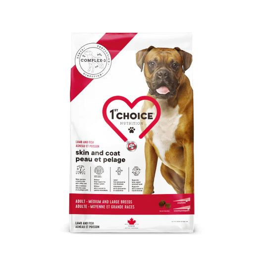 1st Choice 壹之選：羊肉魚加糙米美毛成犬糧|1st Choice - Mutton Fish Plus Brown Rice American Hair Adult Dog Food