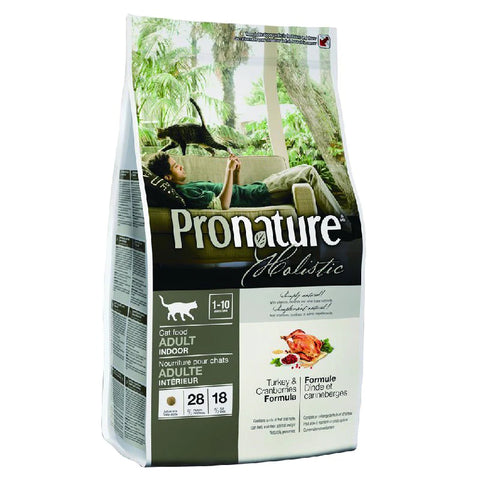 Pronature Holistic 楓趣盛宴：火雞紅莓果室內成貓全能配方糧|Pronature Holistic - Turkey Cranberry Indoor Cat All-Purpose Food