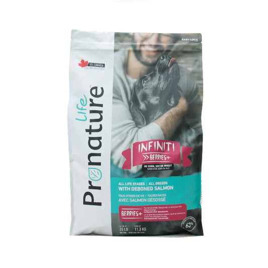 Pronature Life 楓趣萊芙: INFINTI三文魚全犬草本配方 - 11.3KG