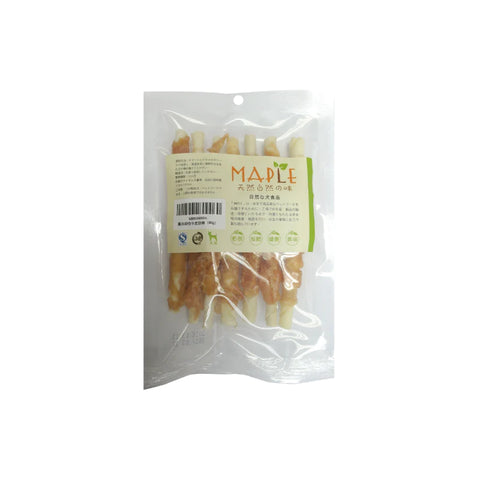 Maple - Rawhide Stick Twined by Chicken Breast Strip