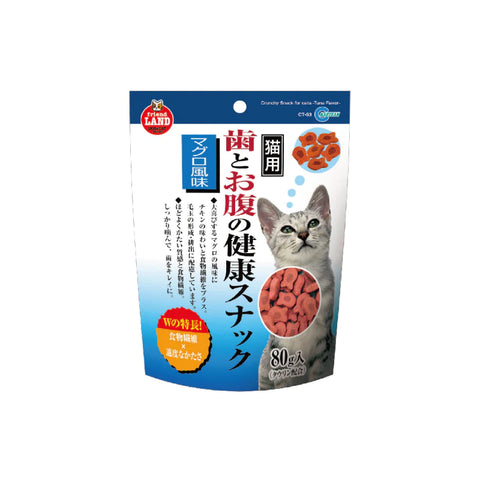Marukan - Teeth Cleaning Intestinal Protection Tuna Fish Flavor Cat Snacks