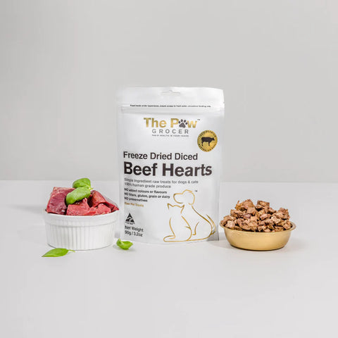 ThePawGrocer - Freeze-Dried Beef Heart Slices