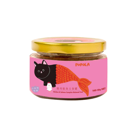 POPOLA - Cat Cardiovascular Chicken Salmon Staple Can