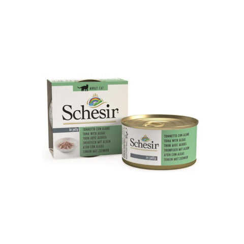 Schesir - Tuna Seaweed Jelly Cat Staple Food Jar