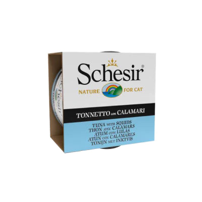 Schesir - Natural Grain Free Canned Tuna And Squid