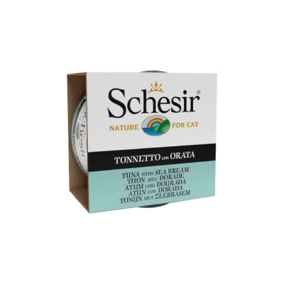 Schesir - Natural Grain Free Canned Tuna And Sea Bream