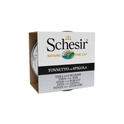 Schesir - Natural Grain Free Canned Tuna And Sea Bass