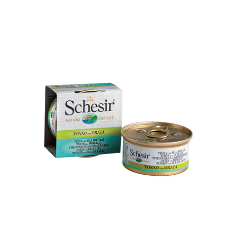 Schesir - All Natural Tuna Snapper Fish Soup Boiled Canned Cat Food