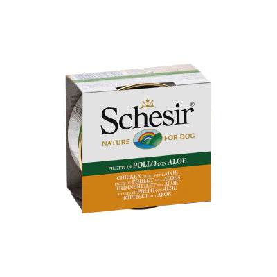 Schesir - All Natural Canned Chicken And Aloe Vera For Dogs