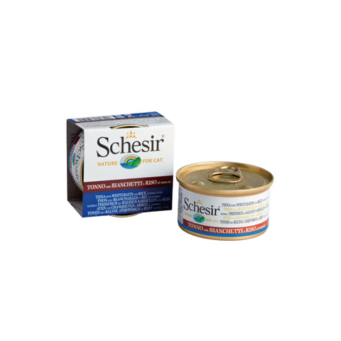 Schesir - All Natural Tuna Rice Fish Rice Boiled Canned Cat Food