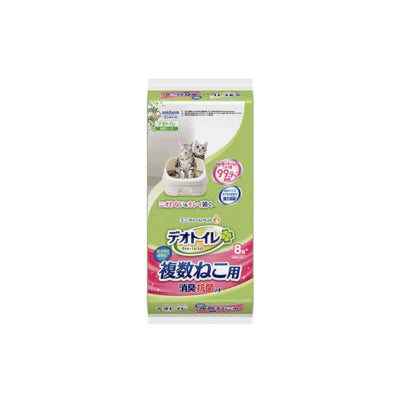 UniCharm: Multi-Cat Odor-Detergent and Antibacterial Cat Litter Pads
