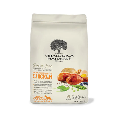 VetalogicaNaturals - Grain-Free And Hormone-Free Chicken Food For Adult Dogs