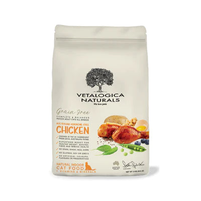 Vetalogica Naturals - Grain Free And Hormone Free Chicken Food For Adult Cats