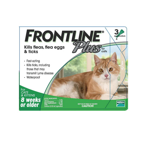Frontline Plus - Flea and Tick Control for Cats