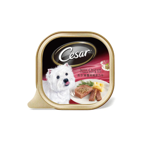 Cesar - Dill Baked Filet Mignon Wet Can for Dogs