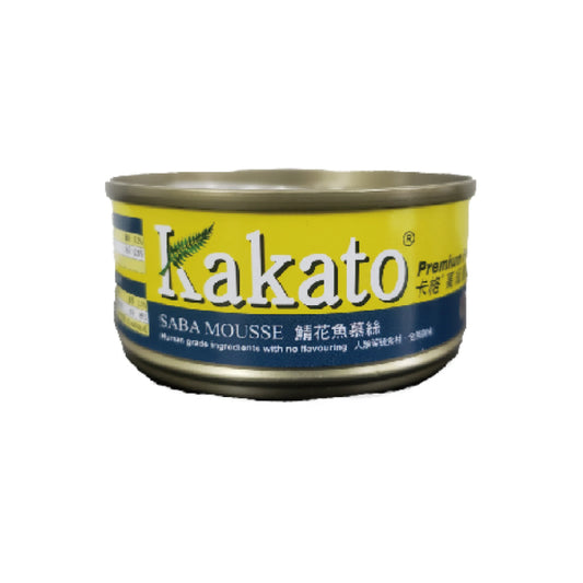Kakato 卡格: 鯖花魚慕絲貓狗罐頭