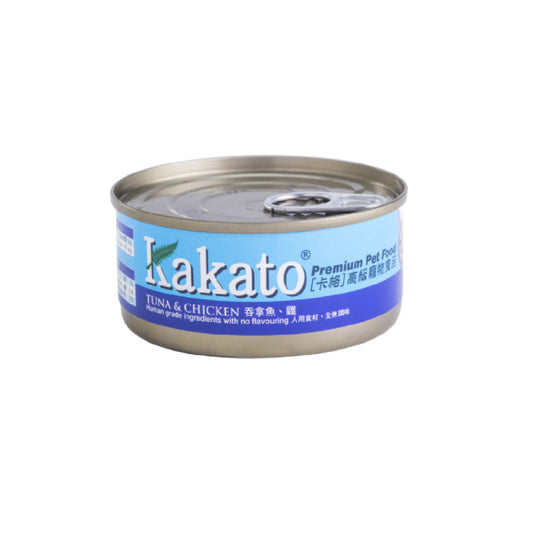 Kakato 卡格: 吞拿魚雞肉貓狗罐頭