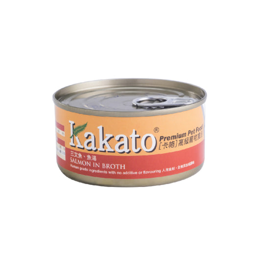 Kakato: Salmon Fish Soup Cat and Dog Food (Canned)