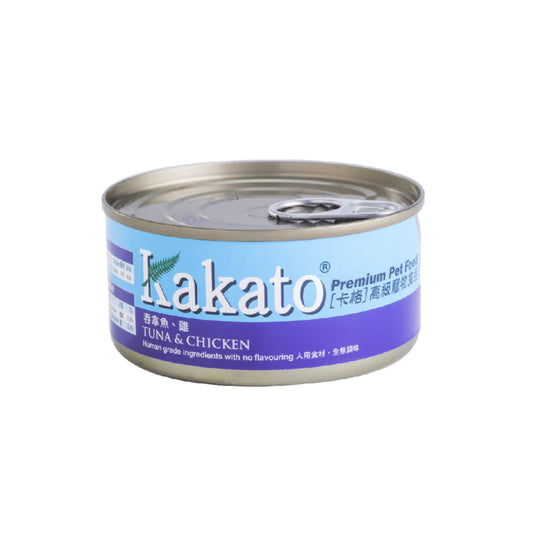 Kakato 卡格: 吞拿魚雞肉貓狗罐頭