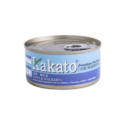 Kakato 卡格 : 吞拿魚鯖花魚貓狗罐頭