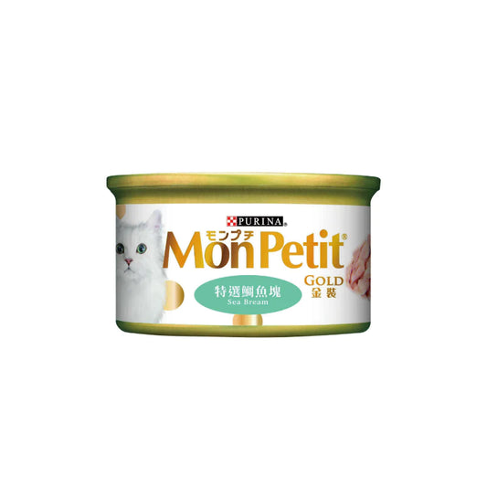 Mon Petit 貓倍麗：金裝特選鯛魚塊貓罐頭|Mon Petit - Gold Premium Snapper Nuggets Canned Cat Food