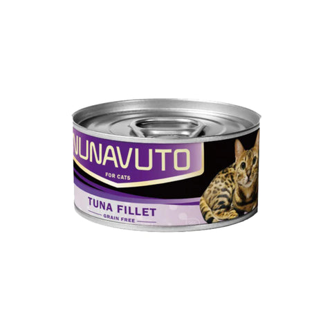 NUNAVUTO：無榖物純吞拿魚片貓罐