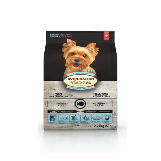 OVEN-BAKED 歐恩焙 : 4種魚配方細粒成犬糧