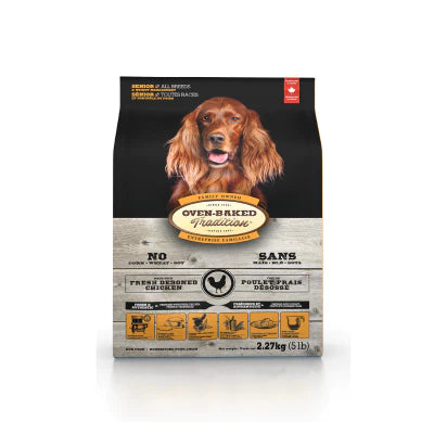 Oven-Baked - Chicken And Fish Formula For Senior Dogs And Weight Loss Food